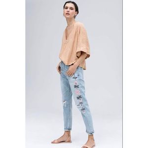 Citizens of Humanity Liya in Distressed Rock on Roses Size 28